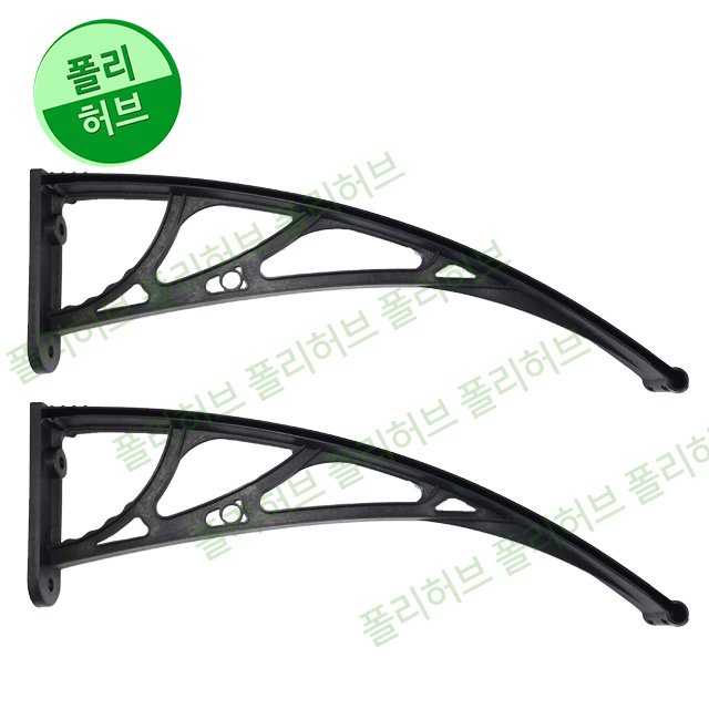 폴리허브 고정어닝 캐노피 렉산 폴리카보네이트 테라스가림막 차양막 현관 창문 빗물막이 비가림, 돌출800x길이1200mm, 일반 복층판/브라운 상세 이미지 2