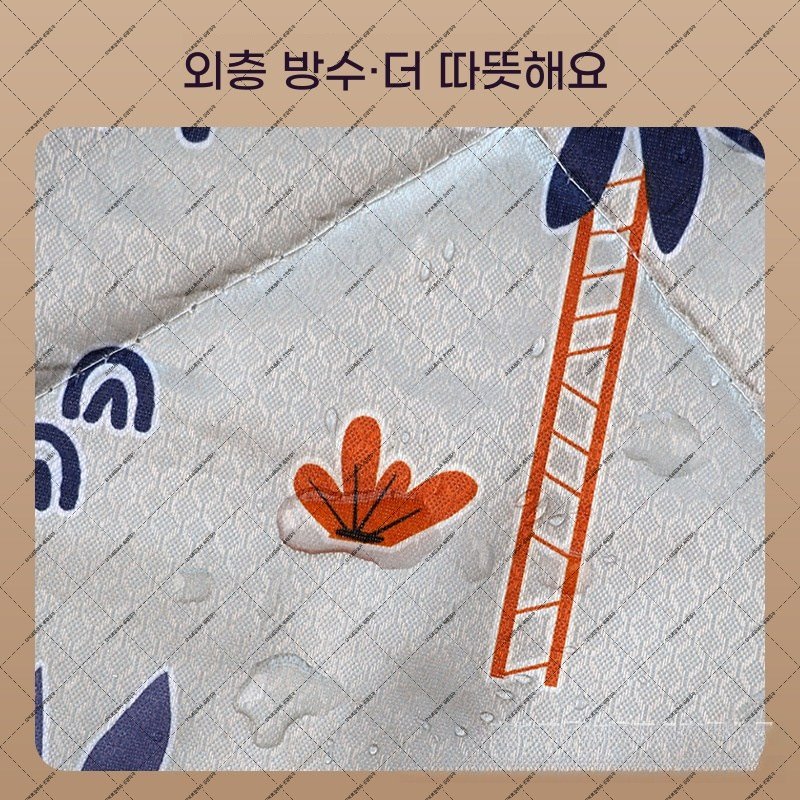 heitu-72 두꺼운 창문 면 커튼 전체 자석 스트립 겨울 방풍 보온 가정용 칸막이 신기한 제품, 95*200, 작은 나무 상세 이미지 1