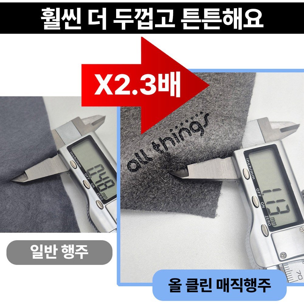 [안심소재] 얼띵스 더 커지고 물자국없는 초극세사 다용도 매직 행주, 5개할인· 1일 남음 상세 이미지 1