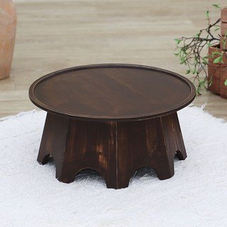 온결 8각 원형 소반 R 400mm x H 180mm, 엔틱, 1개