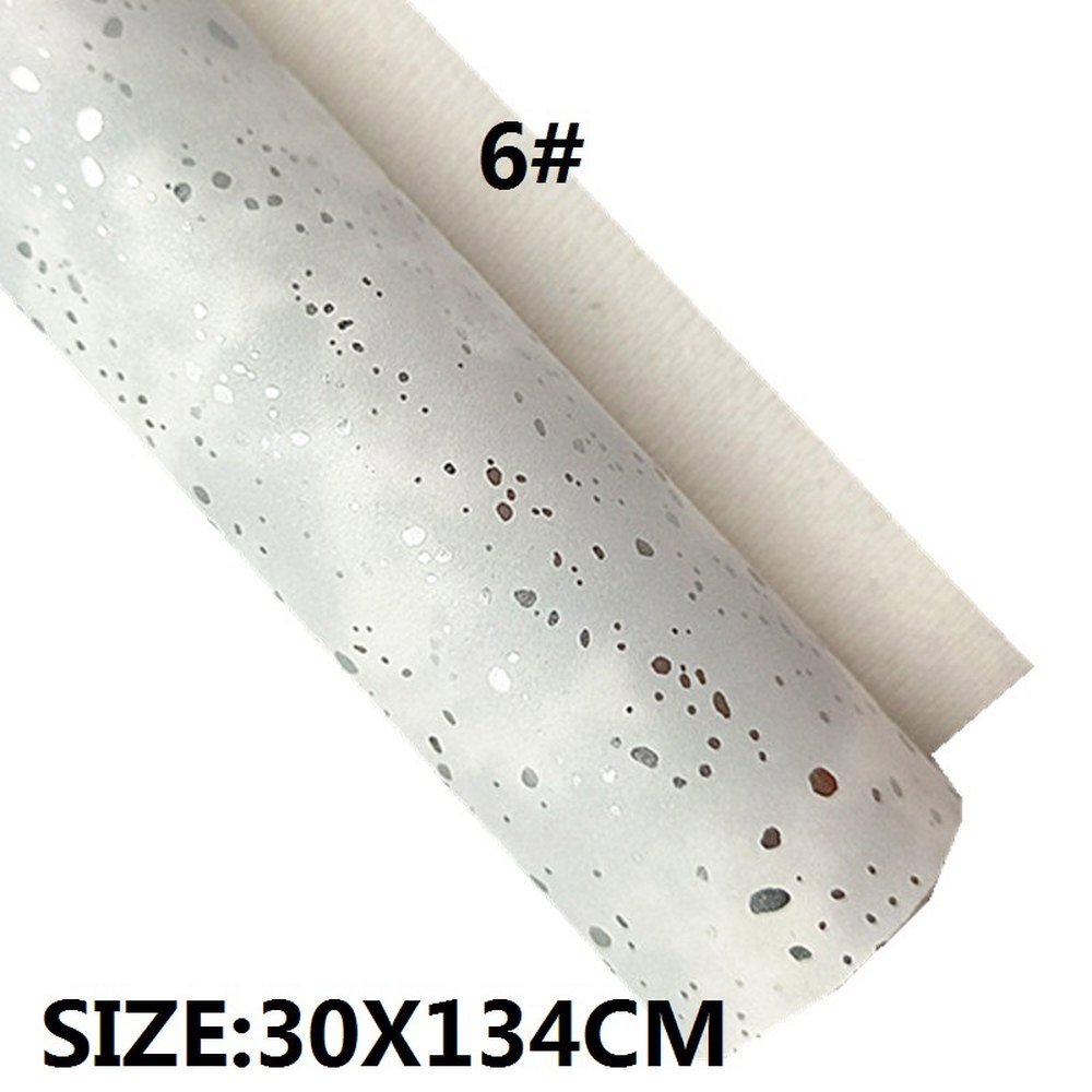 반짝이 스웨이드 합성 가죽 펠트 백킹 인조 원단 부드러운 원단 DIY 활 공예 SJ285, 6-30X134CM 상세 이미지 1