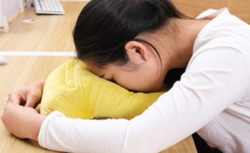미니플 낮잠 수면 베개, 그레이, 1개 상세 이미지 1