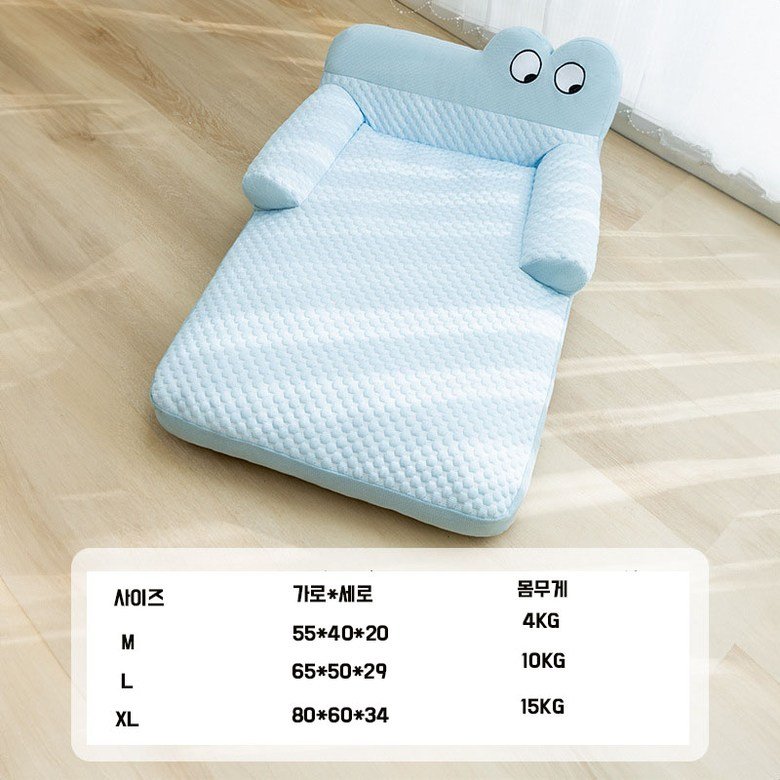 HA.M 사계절 고양이 애견 등받이 매트 멍멍이 아이스 쿨매트 강아지 방석, 옐로우, 1개할인 상세 이미지 2