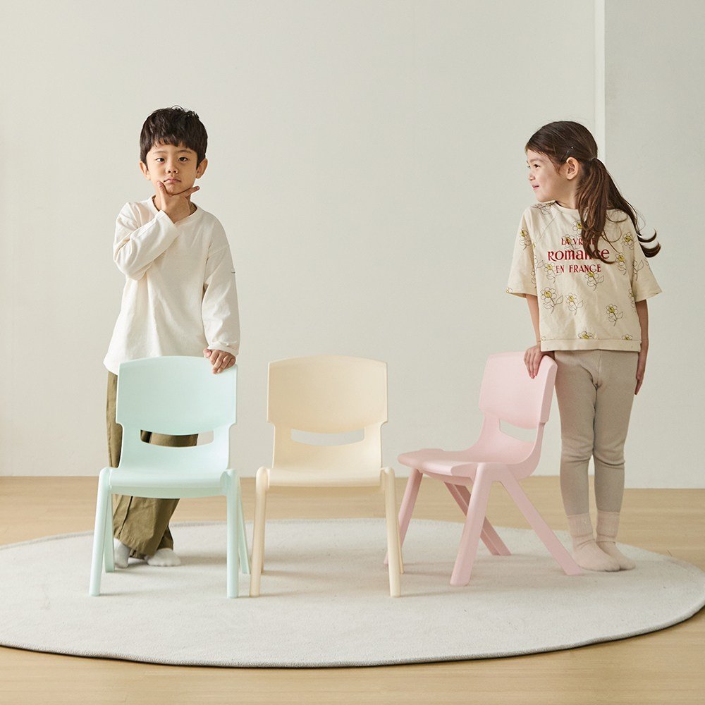 포블리스 토리니 유아동 의자, 베이지, 2개 상세 이미지 2