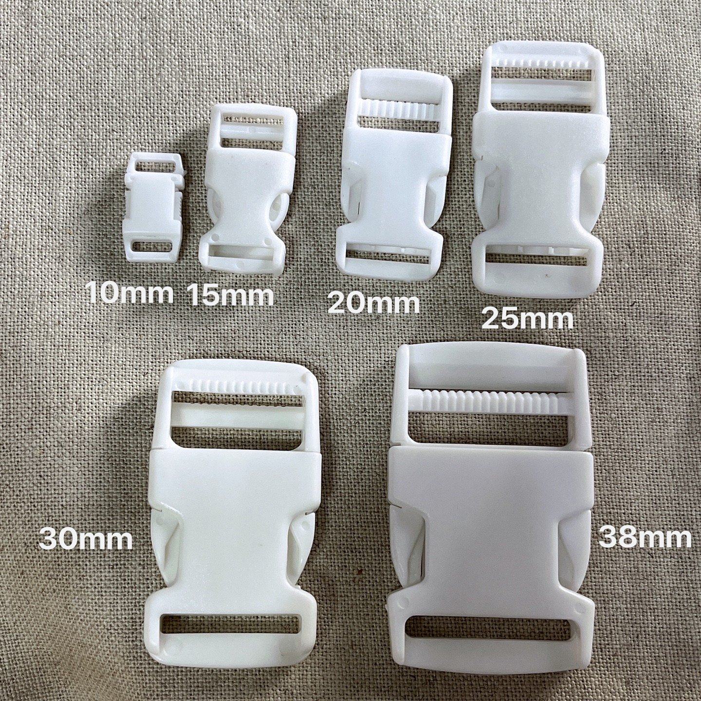 [세아퀼트] 플라스틱버클 버클 10mm 15mm 20mm 25mm 30mm 38mm 50mm (끈 폭 너비와 같은 사이즈로 주문), 검정, 1개 상세 이미지 2