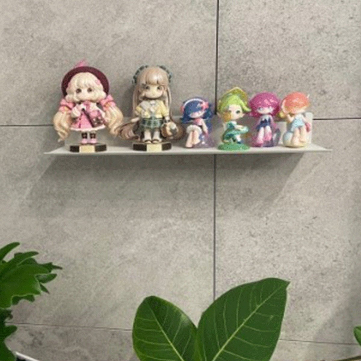 프로방스 아트월 무타공 벽걸이 벽선반 거치대, 밀크화이트 상세 이미지 1