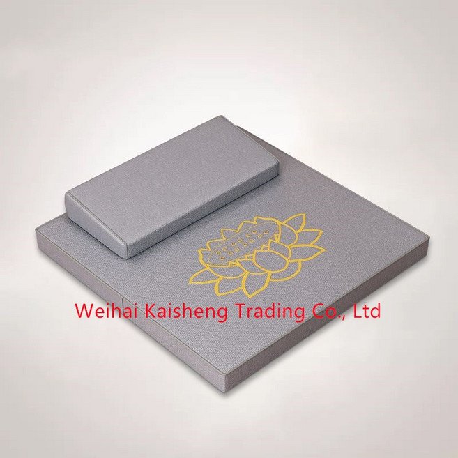 Kisen 연꽃수 절방석세트 108배방석 보문방석 수납가방(60x60cm)할인