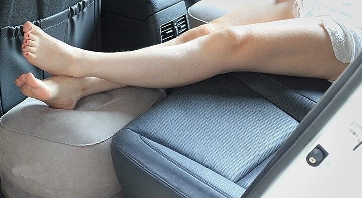 기내 차량용 발 받침쿠션 2단, Grey, 1개쿠폰할인 상세 이미지 1