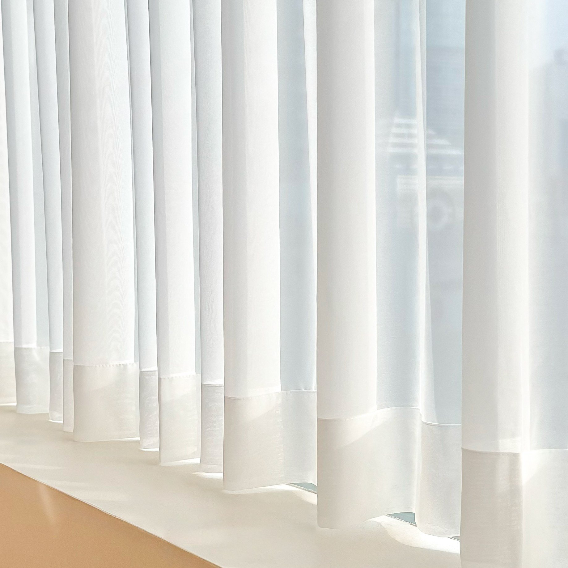 메이크홈 나비주름 쉬폰 커튼 2p쿠폰할인 상세 이미지 2